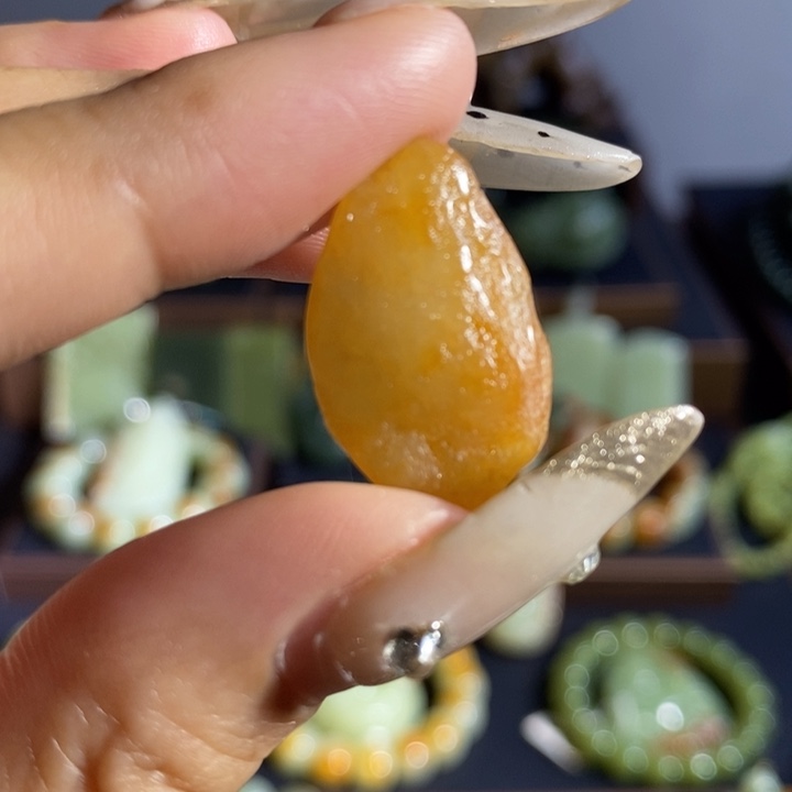 和田玉未镶嵌吊坠(不含链)