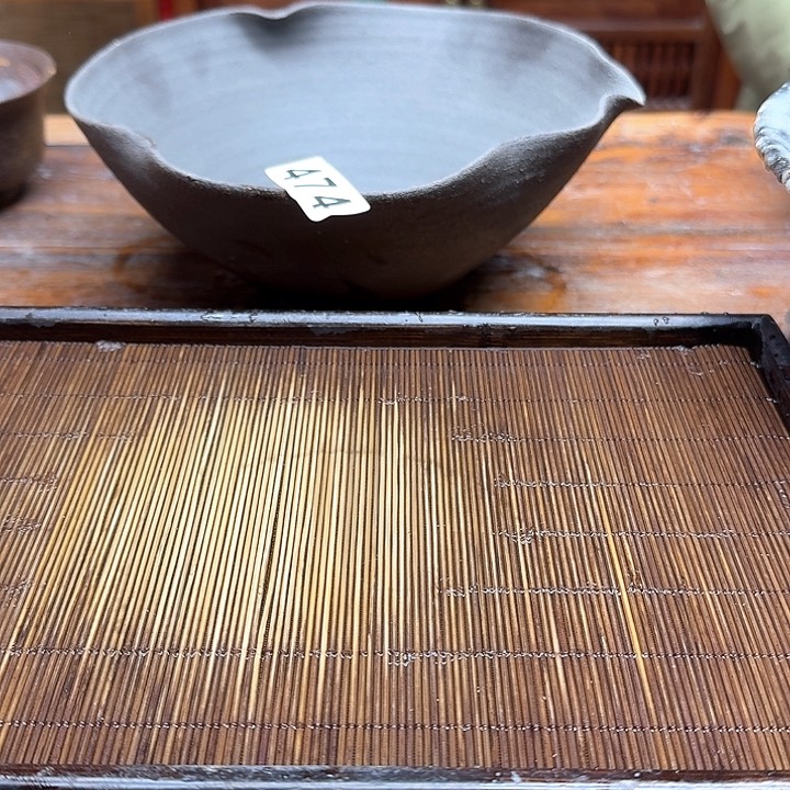 纯手工制作粗陶茶具