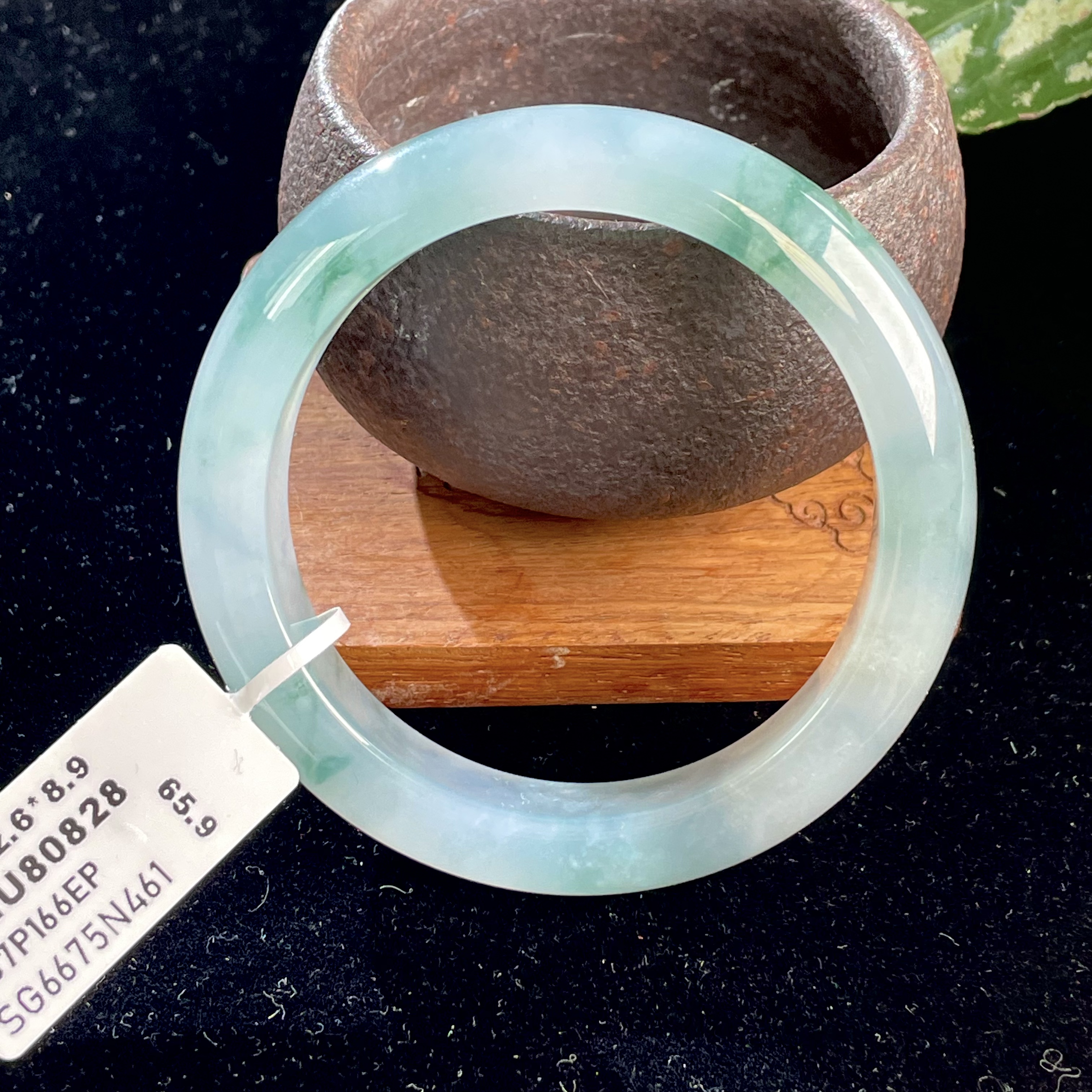 天然翡翠手镯  55.7 SG6675N461