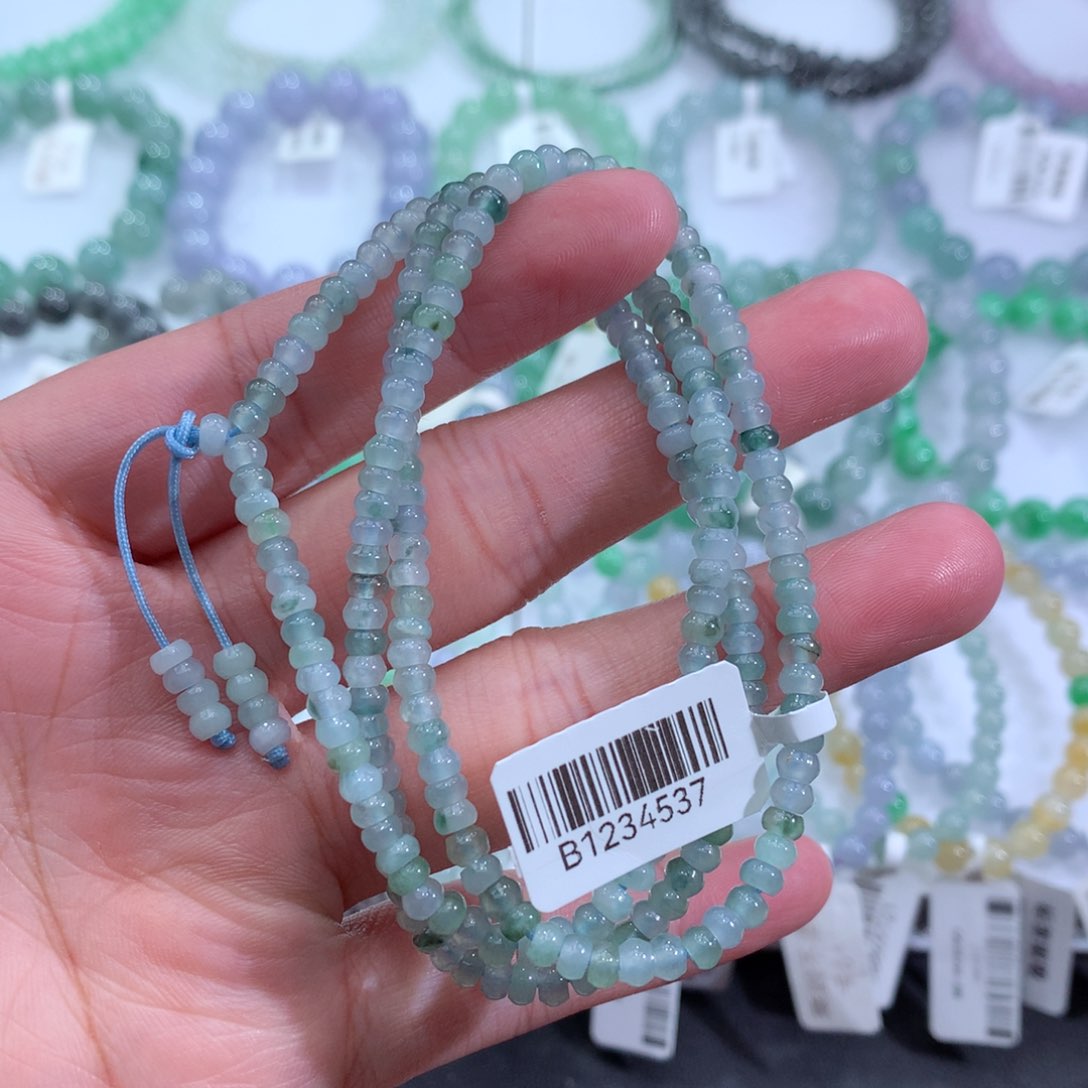 翡翠手链未镶嵌天然