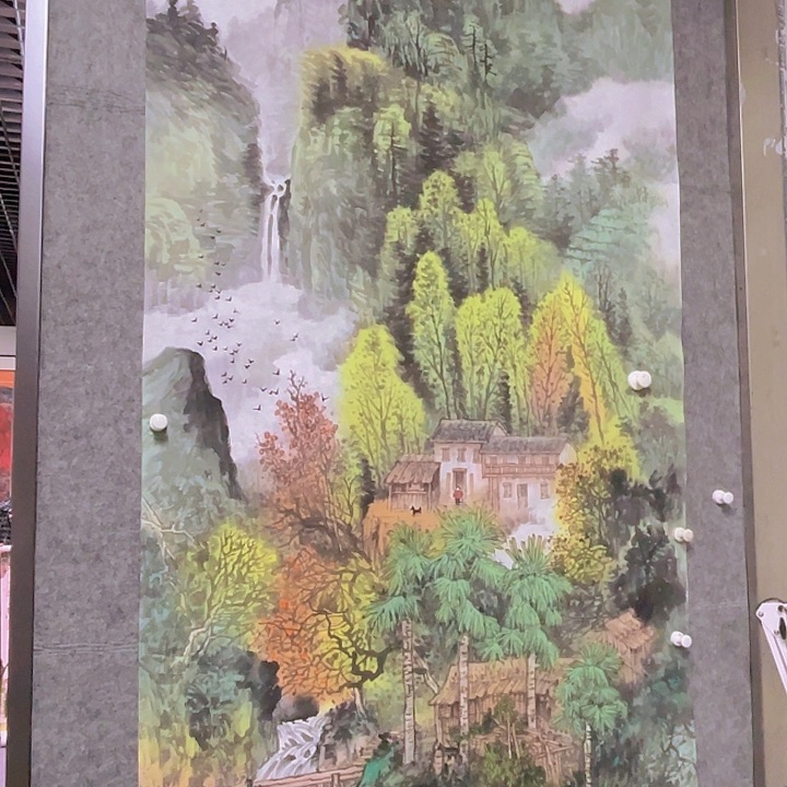 国画宋庄的一个小镇