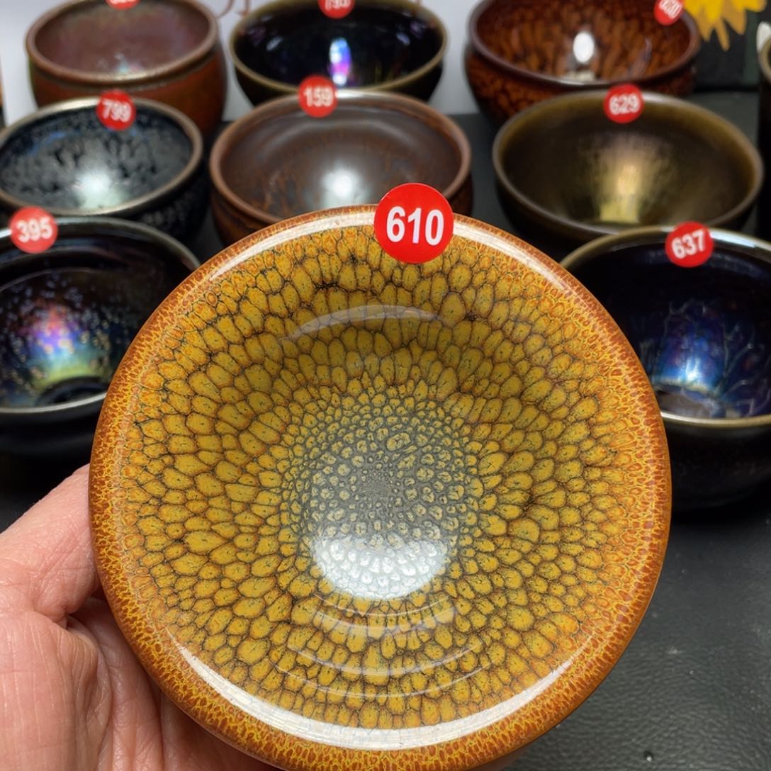 茶盏 610建盏茶杯茶盏