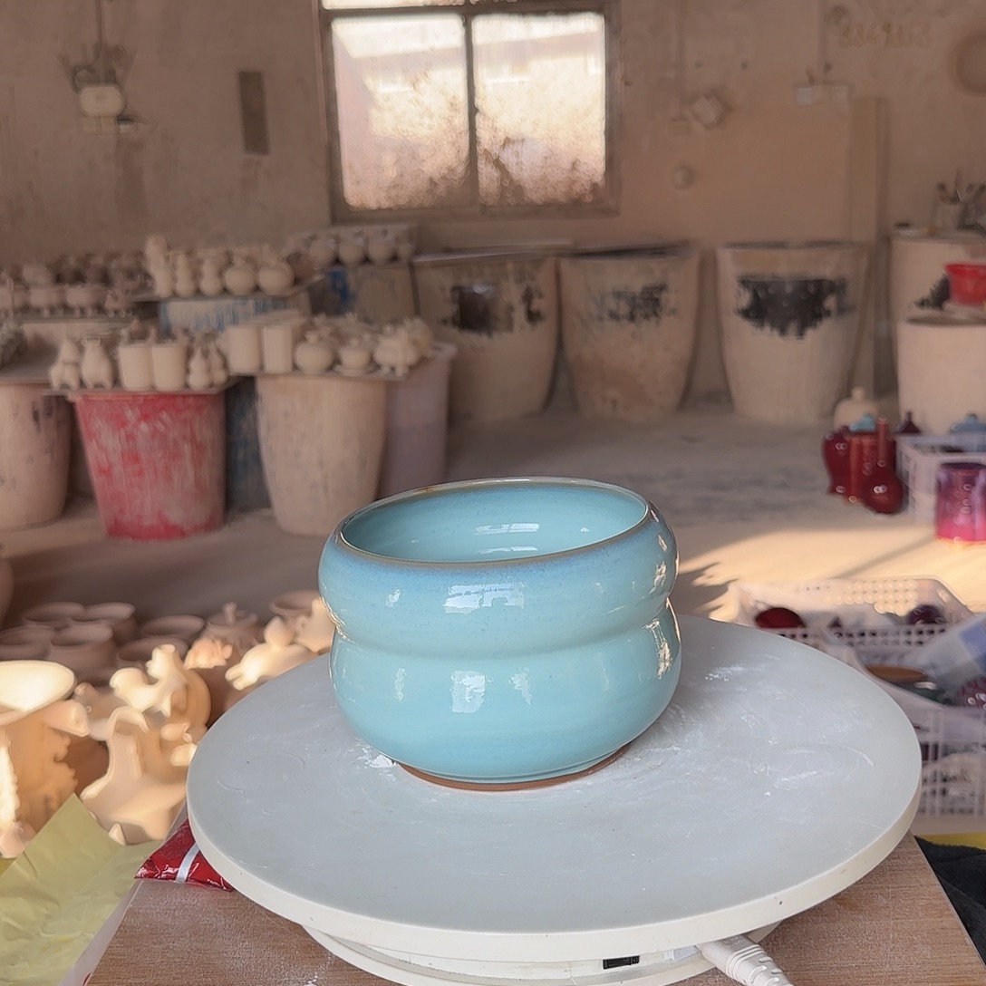 陶摆件郑家钧窑摆件