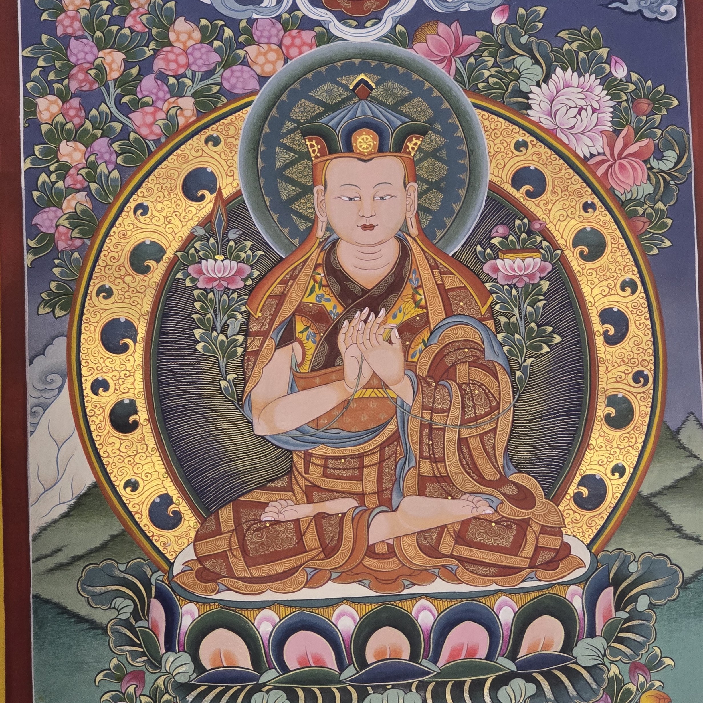 良美大师大尺寸唐卡纯手绘
