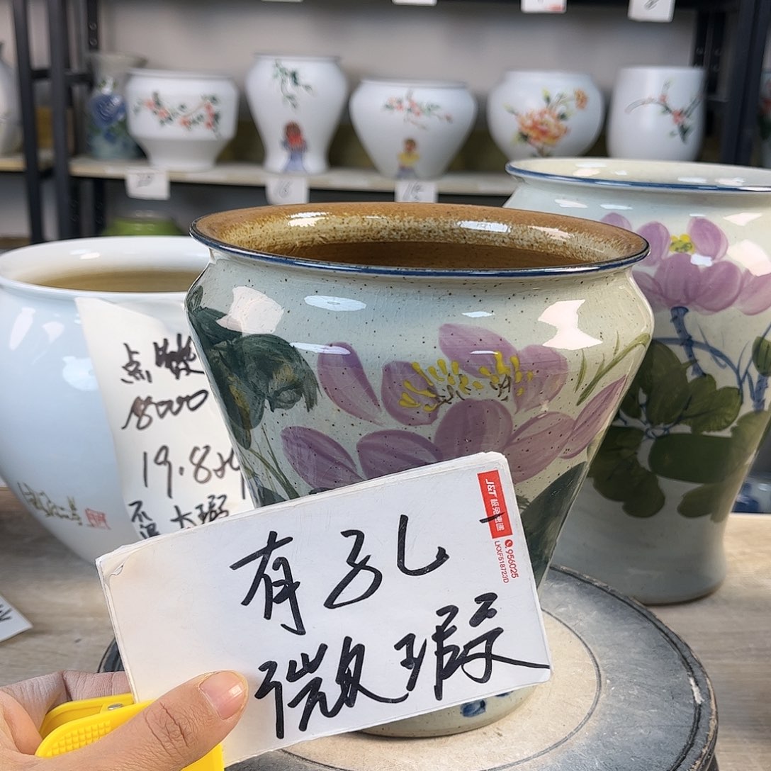 罐吴**奕1xc景德镇陶瓷花盆