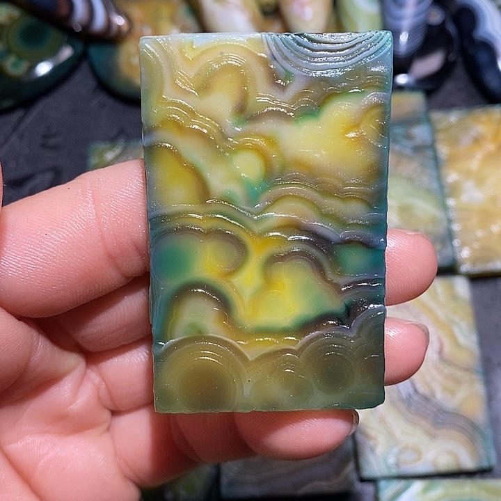 玛瑙/玉髓合金颈饰