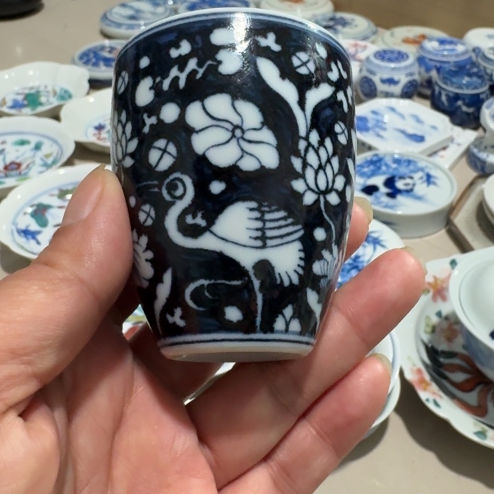 爱***鱼景德镇手工手绘杯