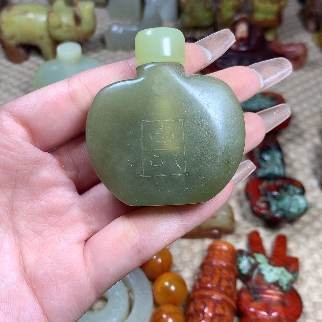 白玉菩提吊坠挂件