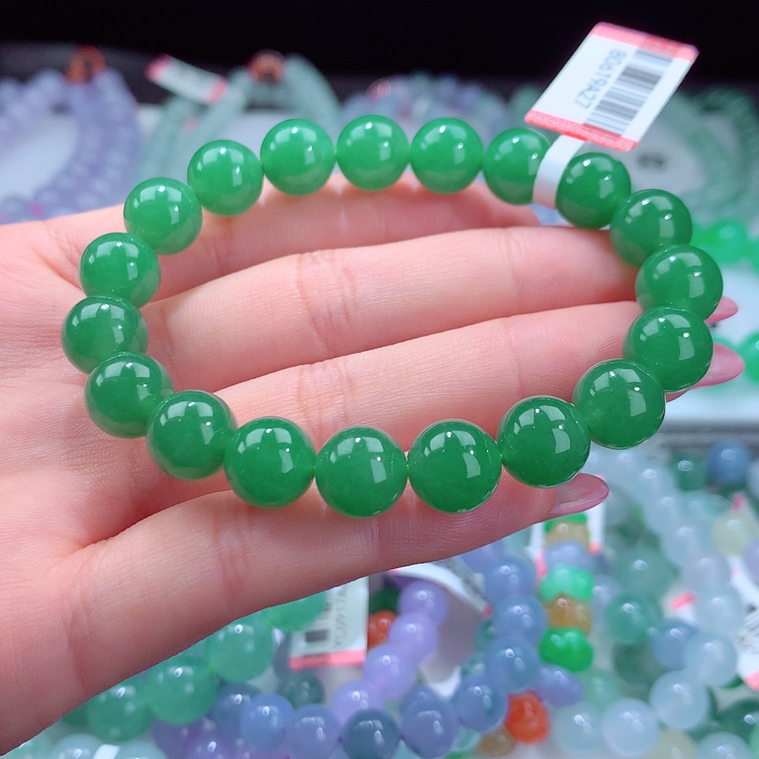 翡翠手链未镶嵌卡10