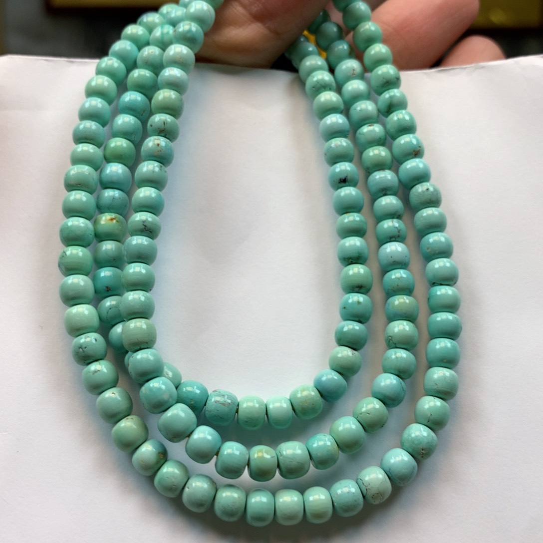 绿松石长链未镶嵌