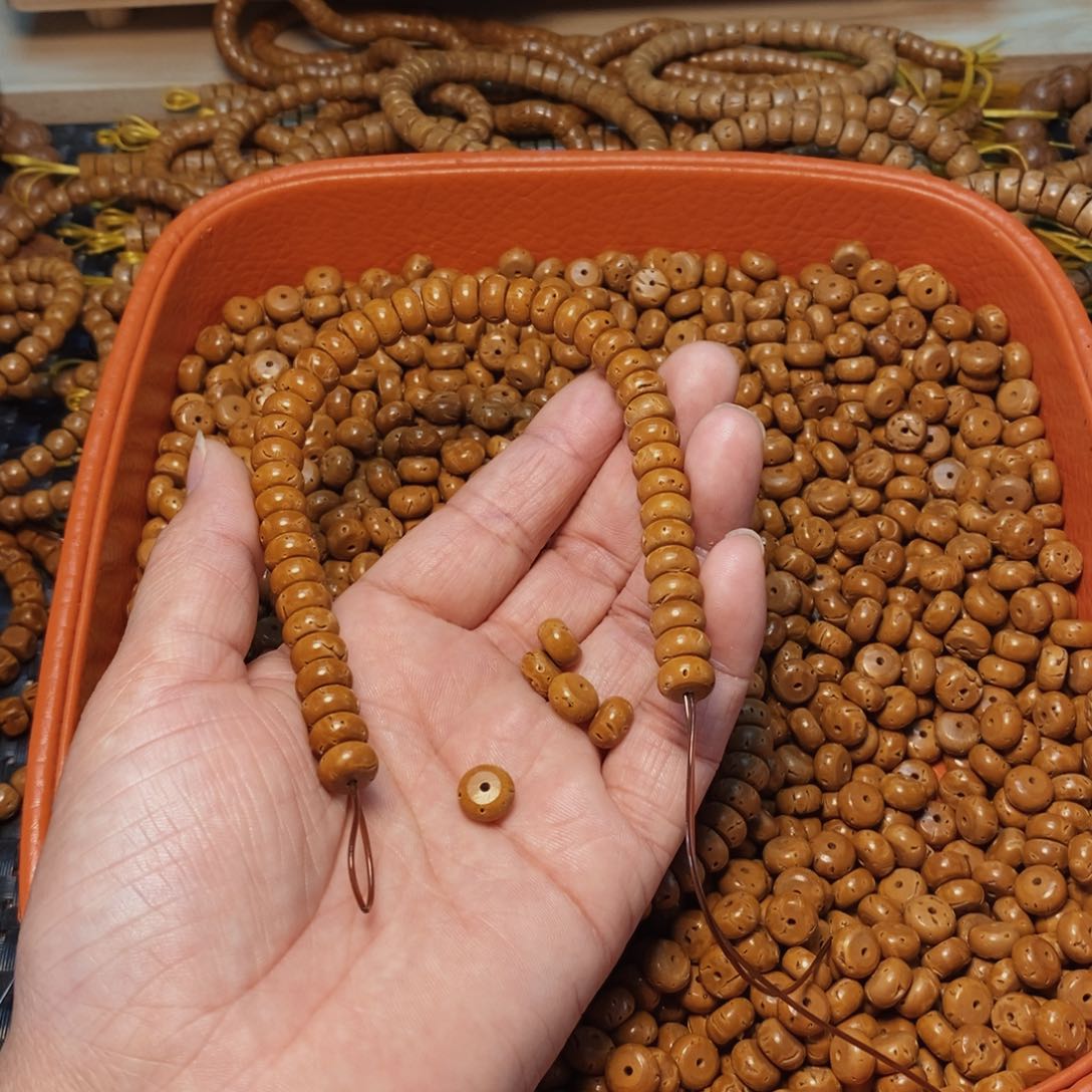 桃核手串老**&九五尺寸单圈