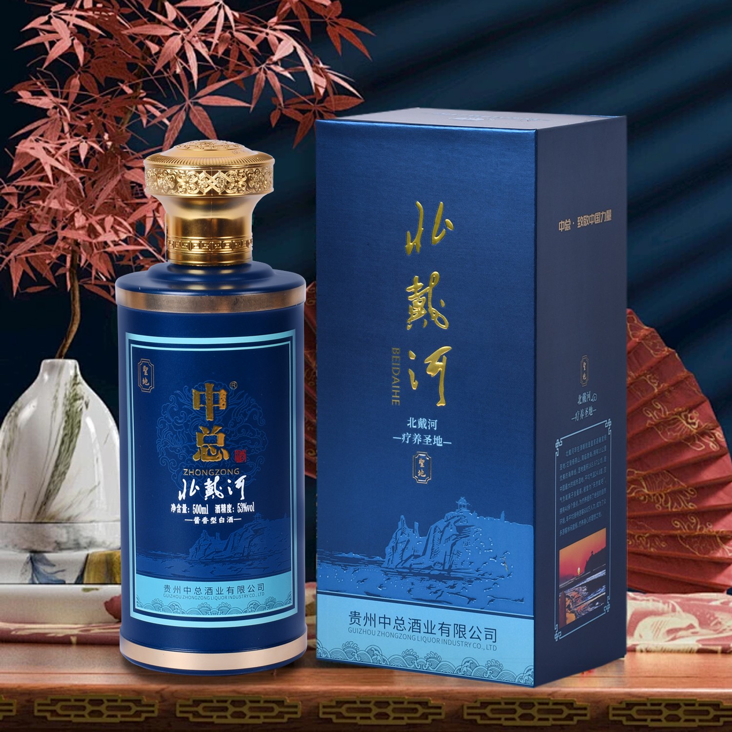 首务·北戴河  53度酱香型白酒  500ml/瓶