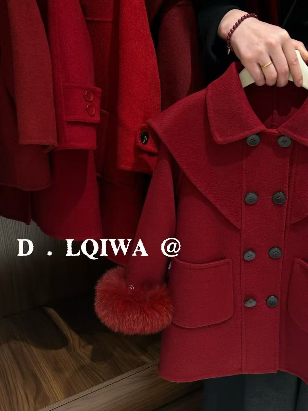 【方姐姐童装现货】003#双面羊毛大衣秋冬系列高定手工大衣