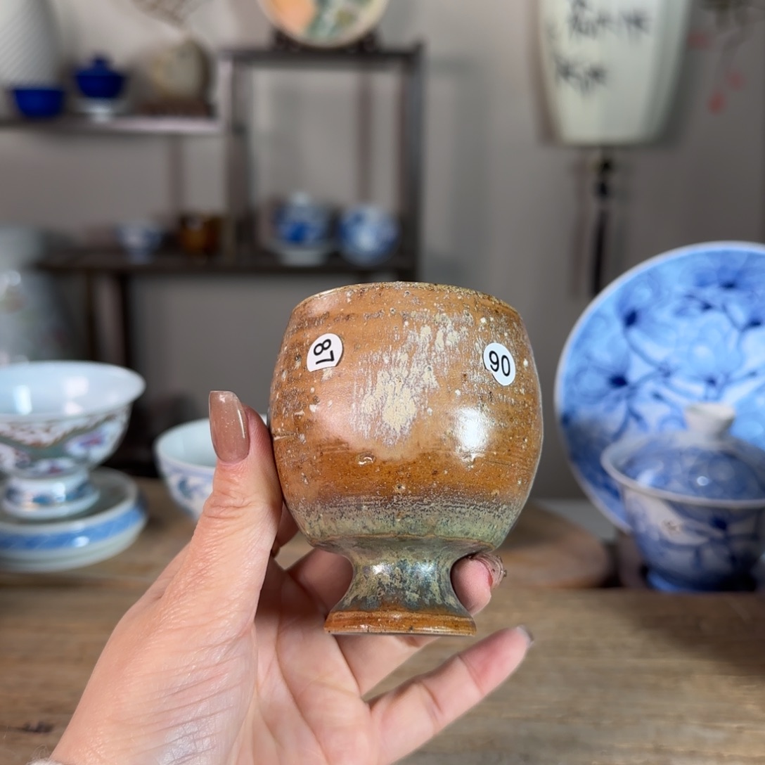 杯景德镇陶瓷柴烧多人