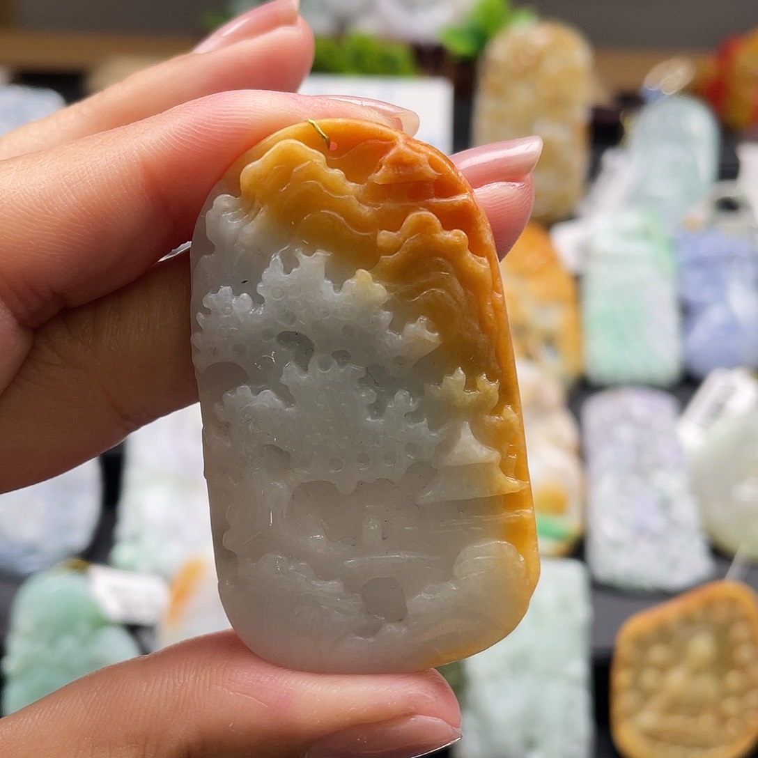 翡翠吊坠(不含链)未镶嵌