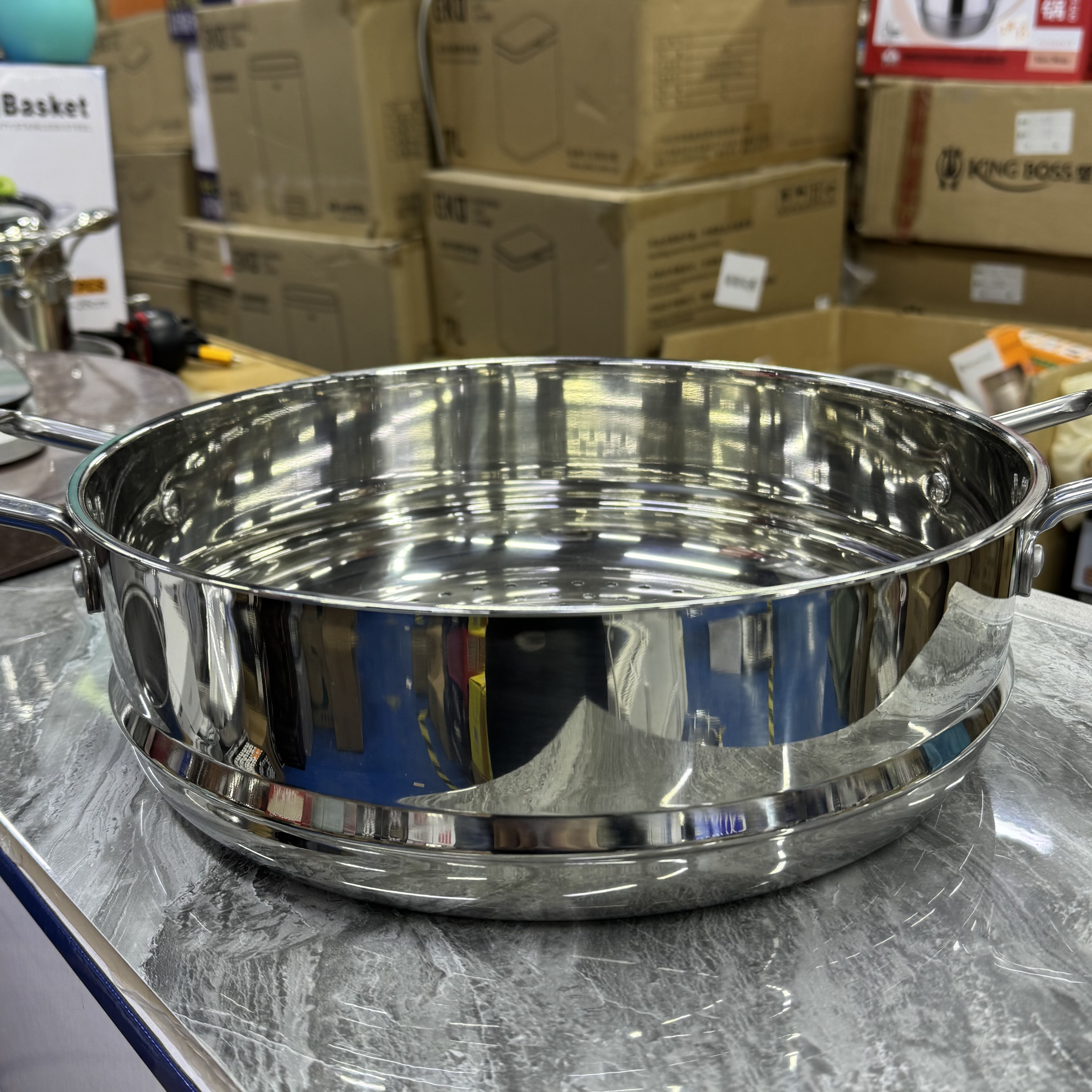 2斤重特厚蒸屉30cm