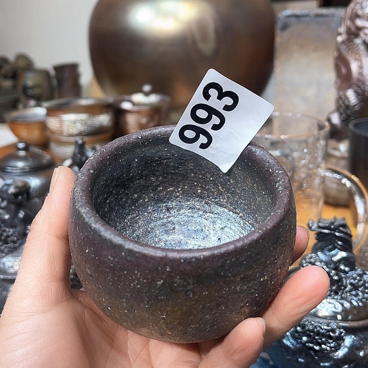 杯高温柴烧陶泥主人杯