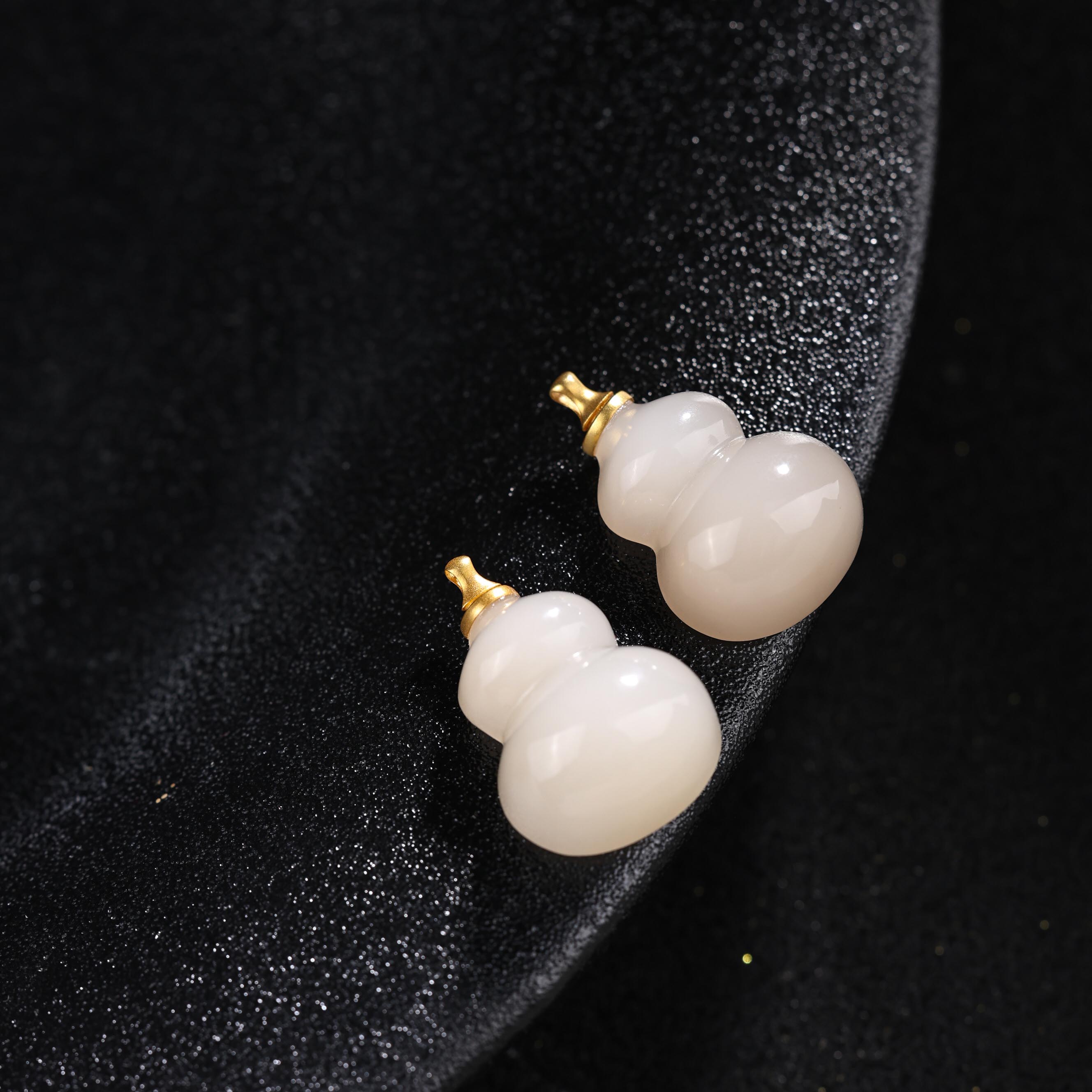 【举石臻选】TA1224-0127-12和田玉吊坠18k（一件/多样性发）H