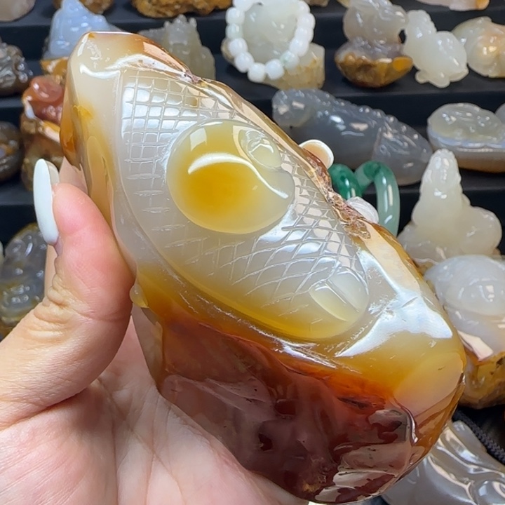 玛瑙/玉髓合金摆件