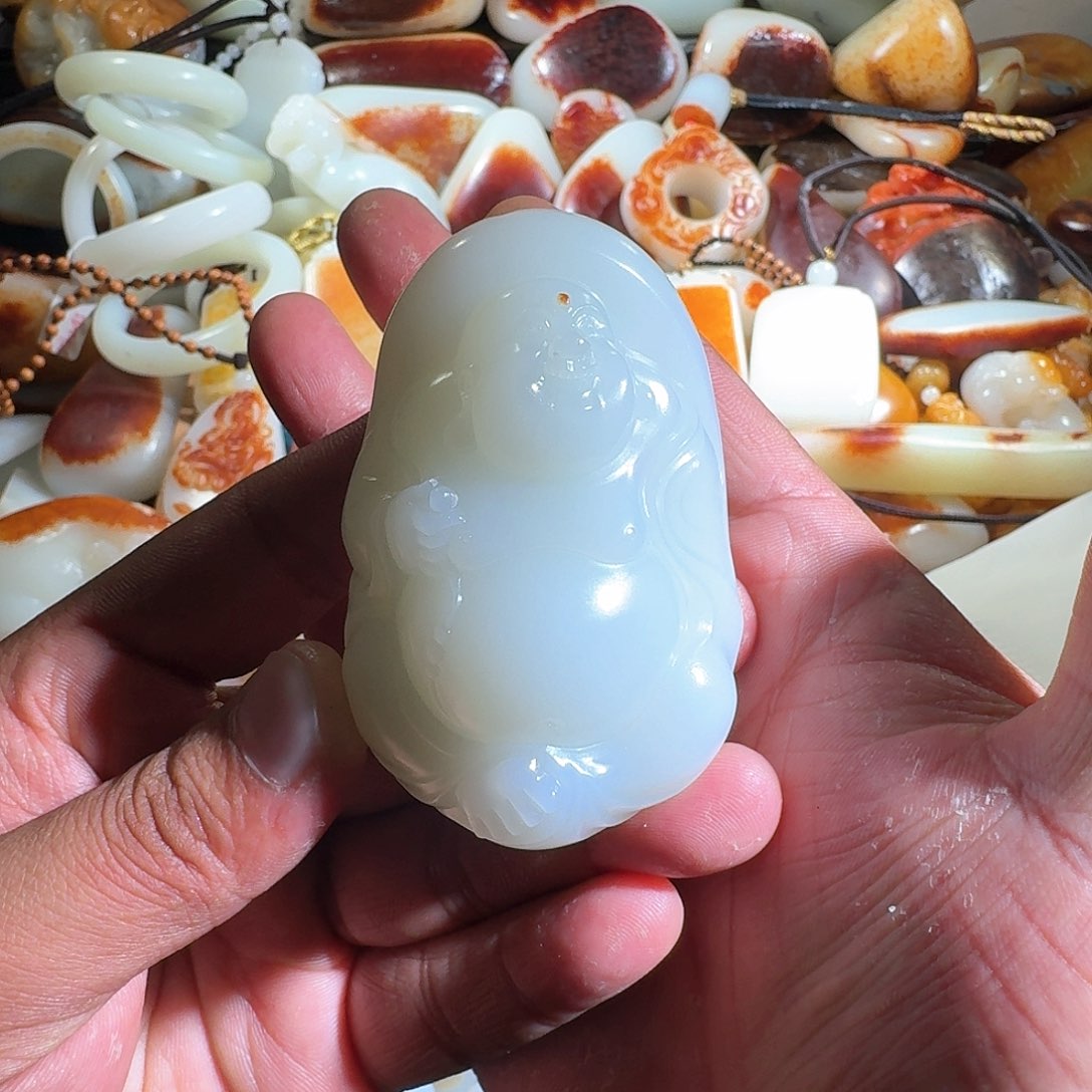 和田玉挂件未镶嵌鸿*