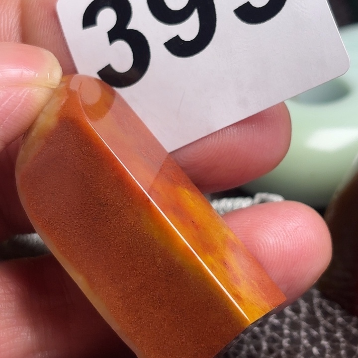 老挝石精美老挝田黄章