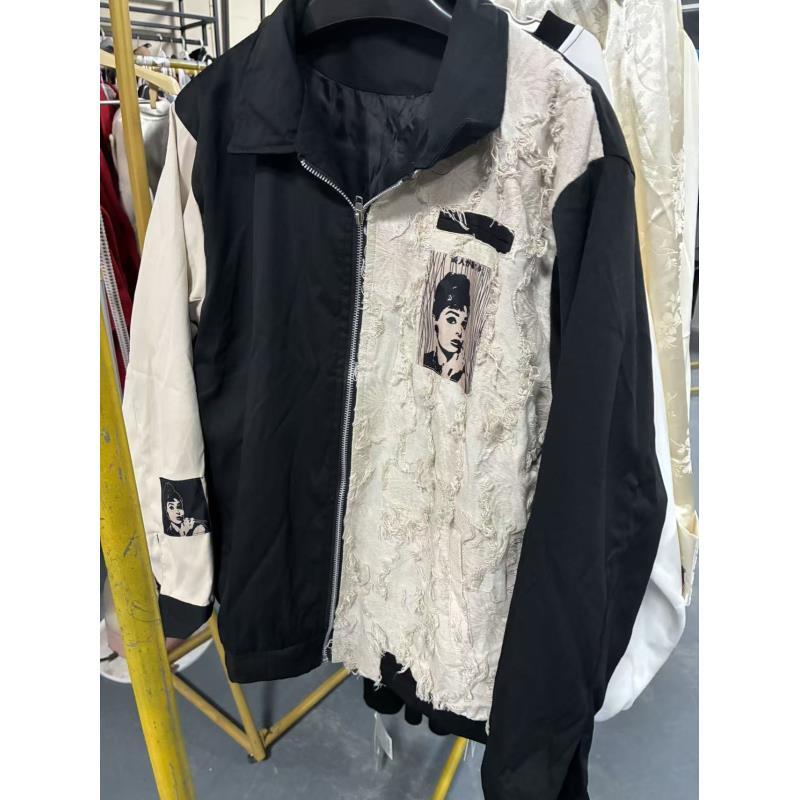 H029 外套重工拼接款宽松