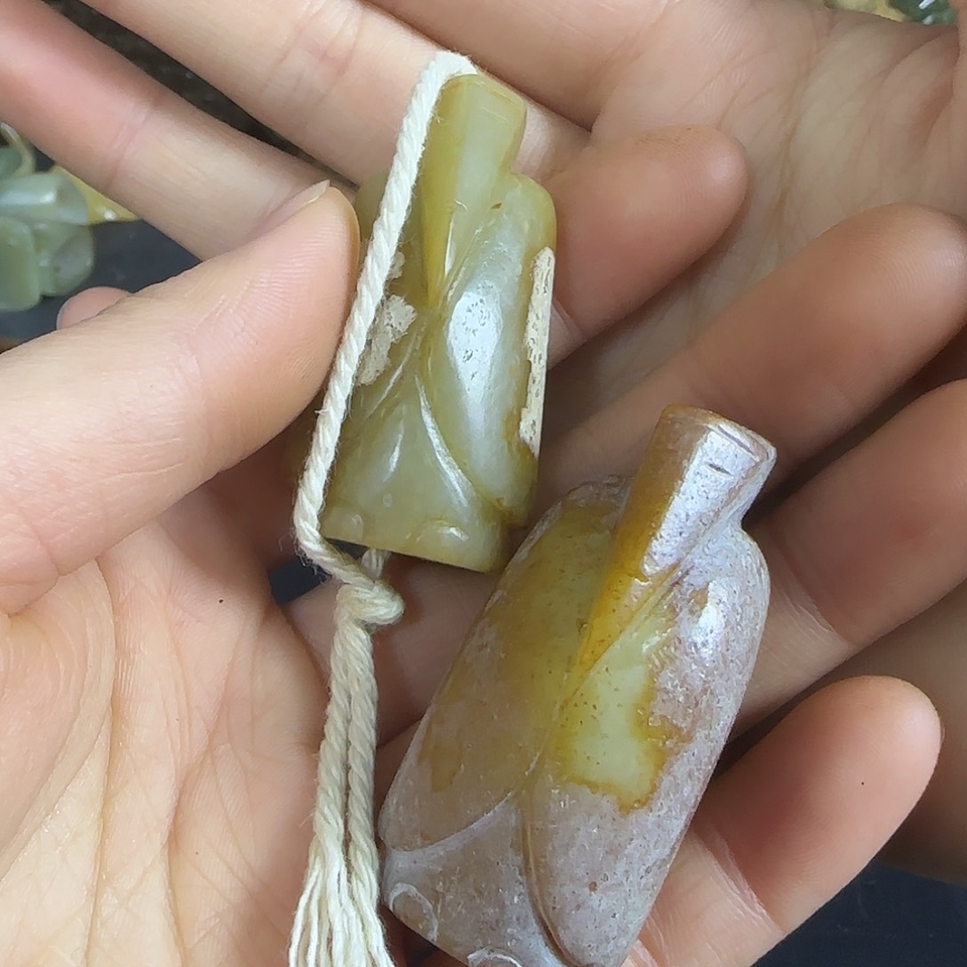 和田玉挂件未镶嵌军