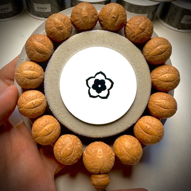 喜鹊7号17mm，14颗，编号139超大尺寸尼泊尔凤眼菩提一物一图
