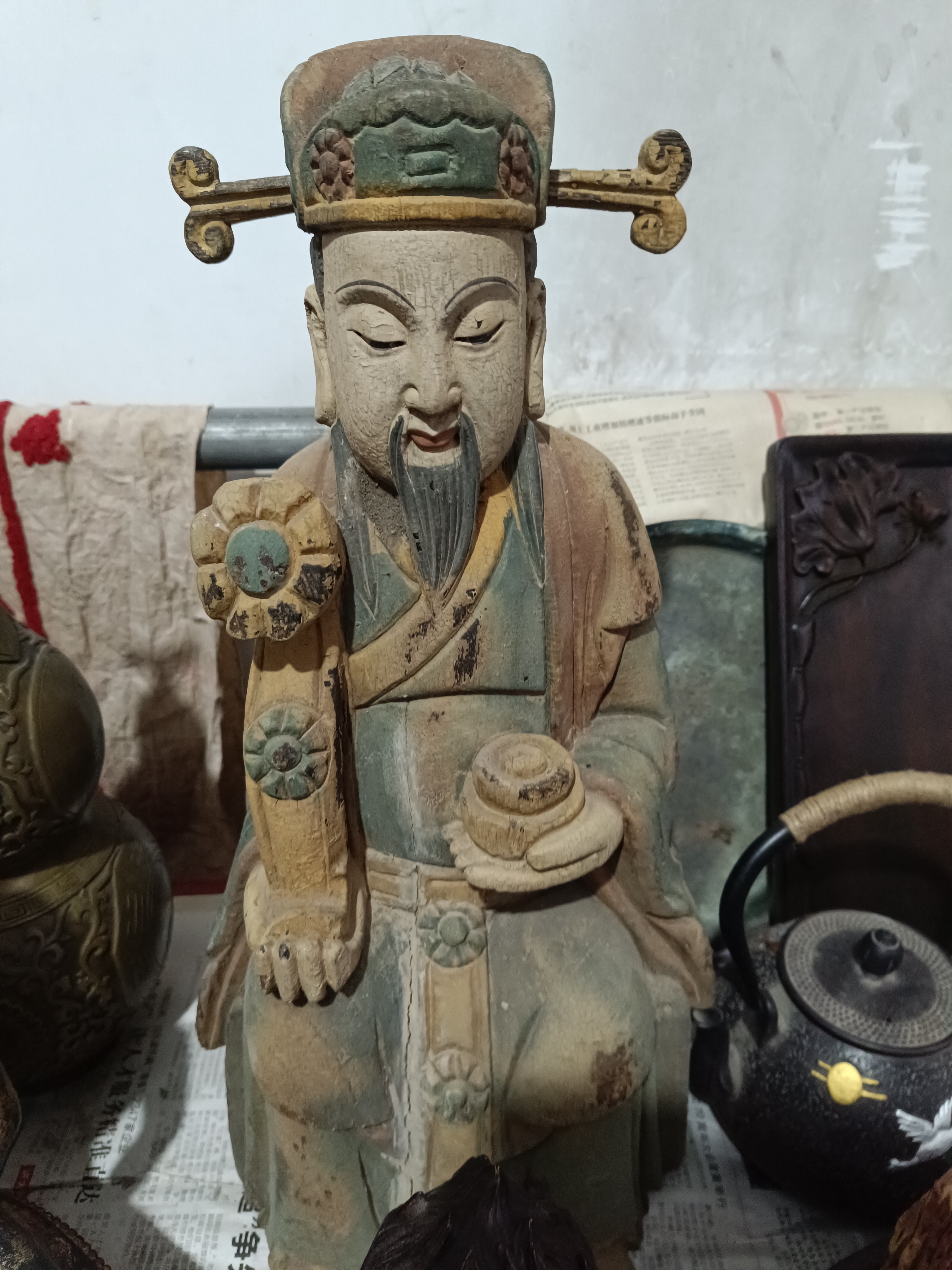 人物铜桌面漂亮摆件