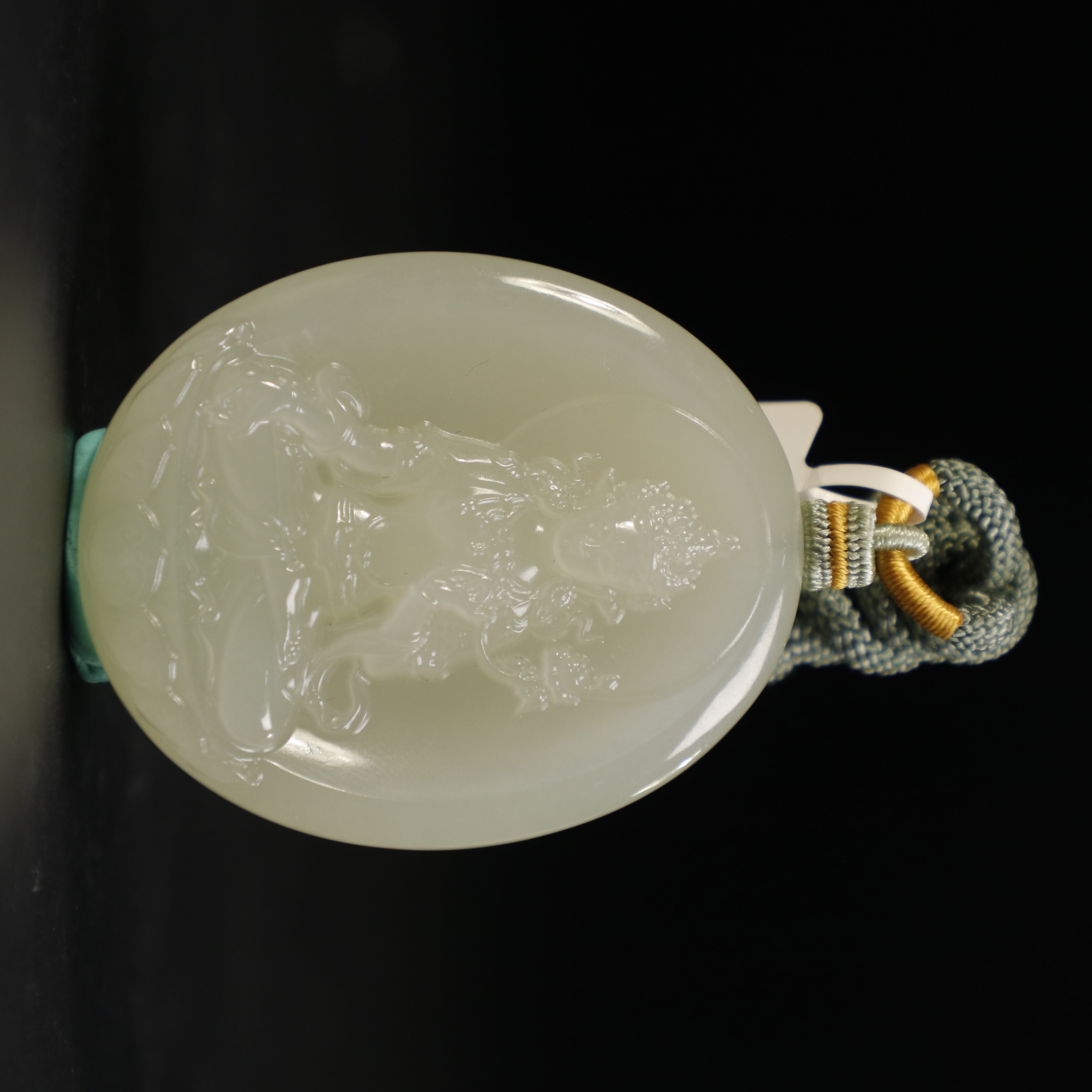 lot8852和田玉晴水观音挂坠/云南典藏