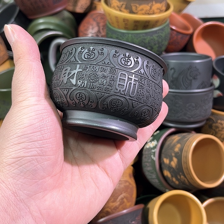 茶杯紫砂全手工紫砂主人杯