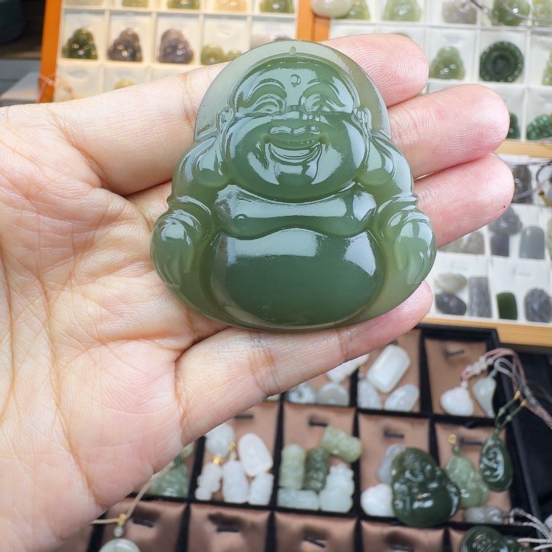 和田玉颈饰未镶嵌离**