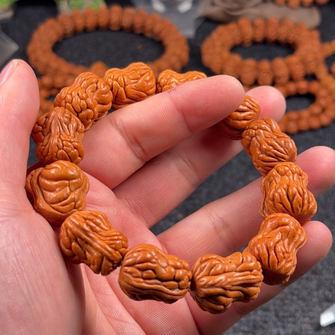 桃核手串6号链接手串