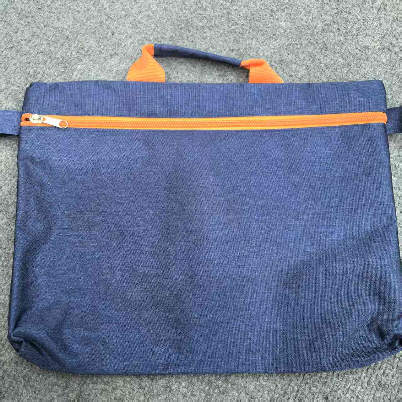 发2个藏蓝色  牛津布黑胶防水 手提包 长35*高25*底侧宽5