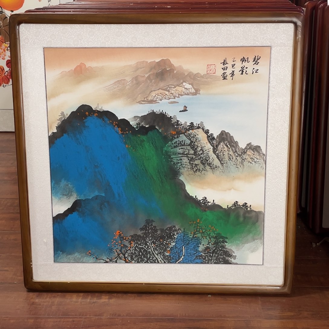 国画带框尺寸63*63厘米