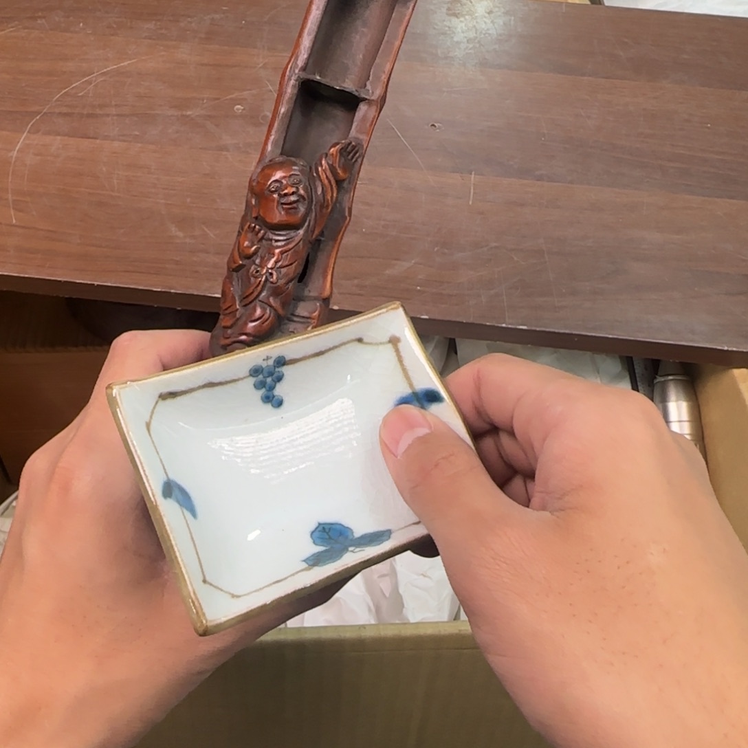 陶瓷孤品单件车里拍的