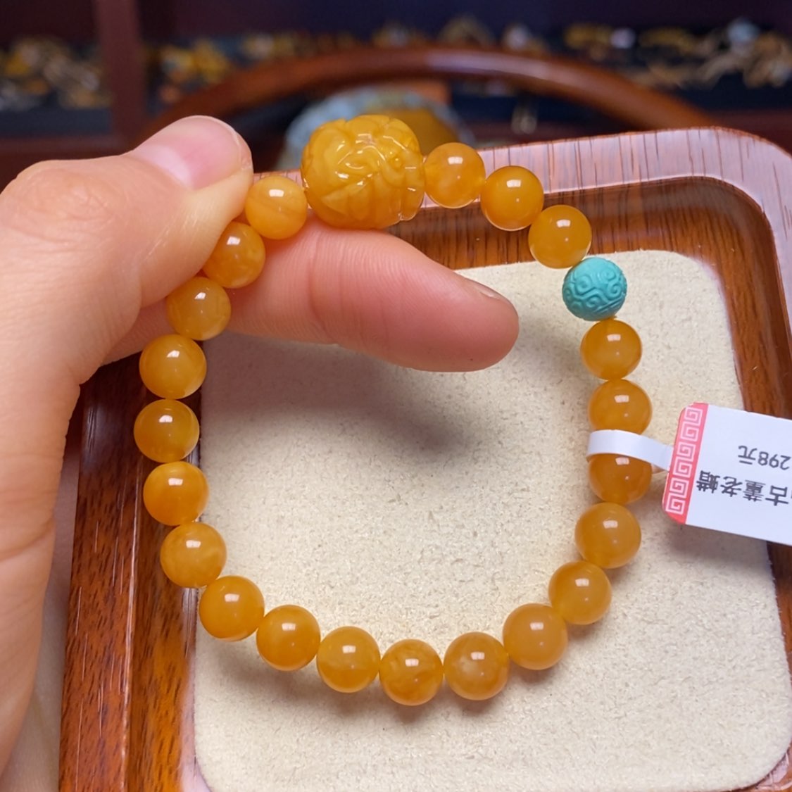 【闪购商品】蜜蜡手链未镶嵌手串
