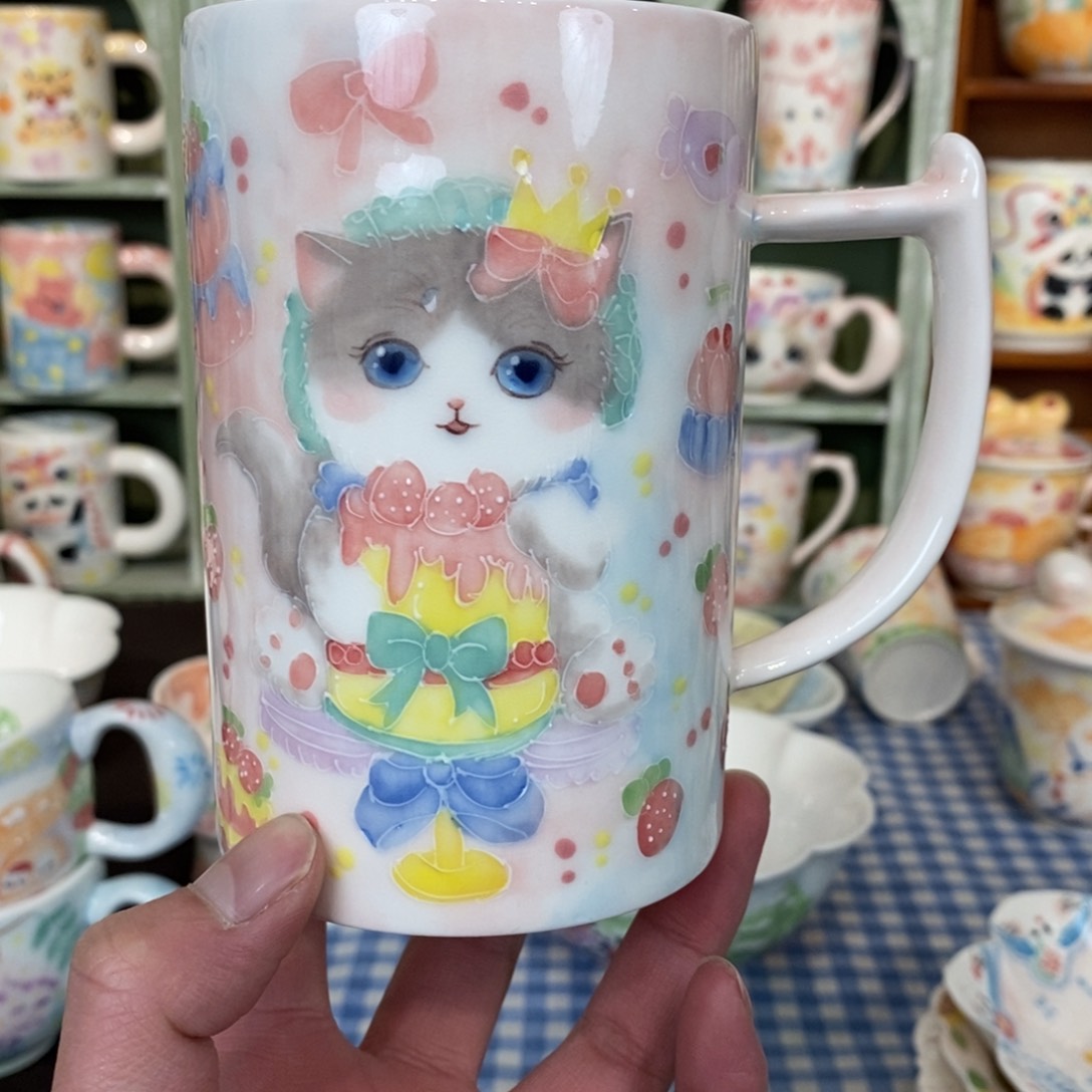 瓷片布偶猫马克杯微瑕