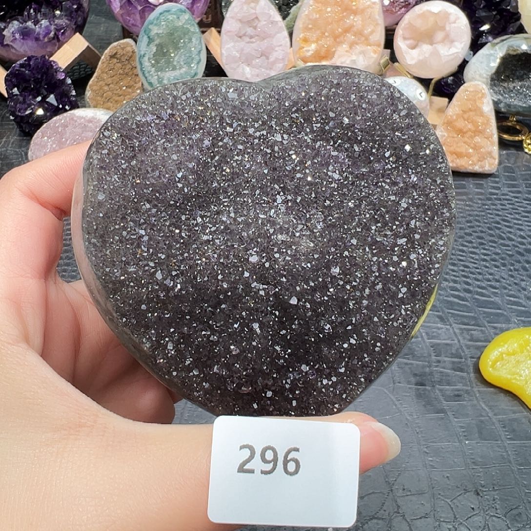 未镶嵌紫晶珠宝半成品