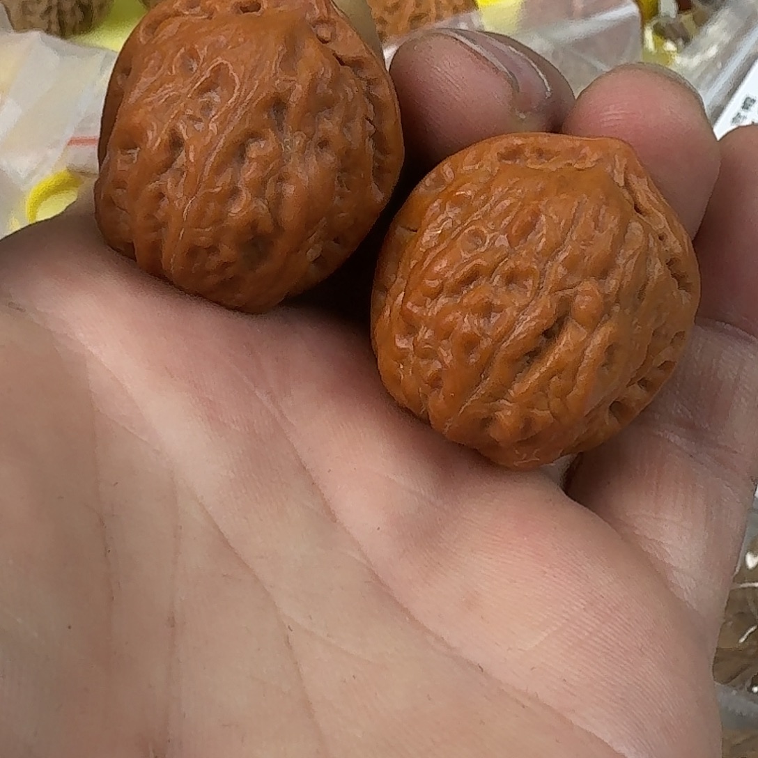 文玩核桃把件抖音小能手我真的服他俩