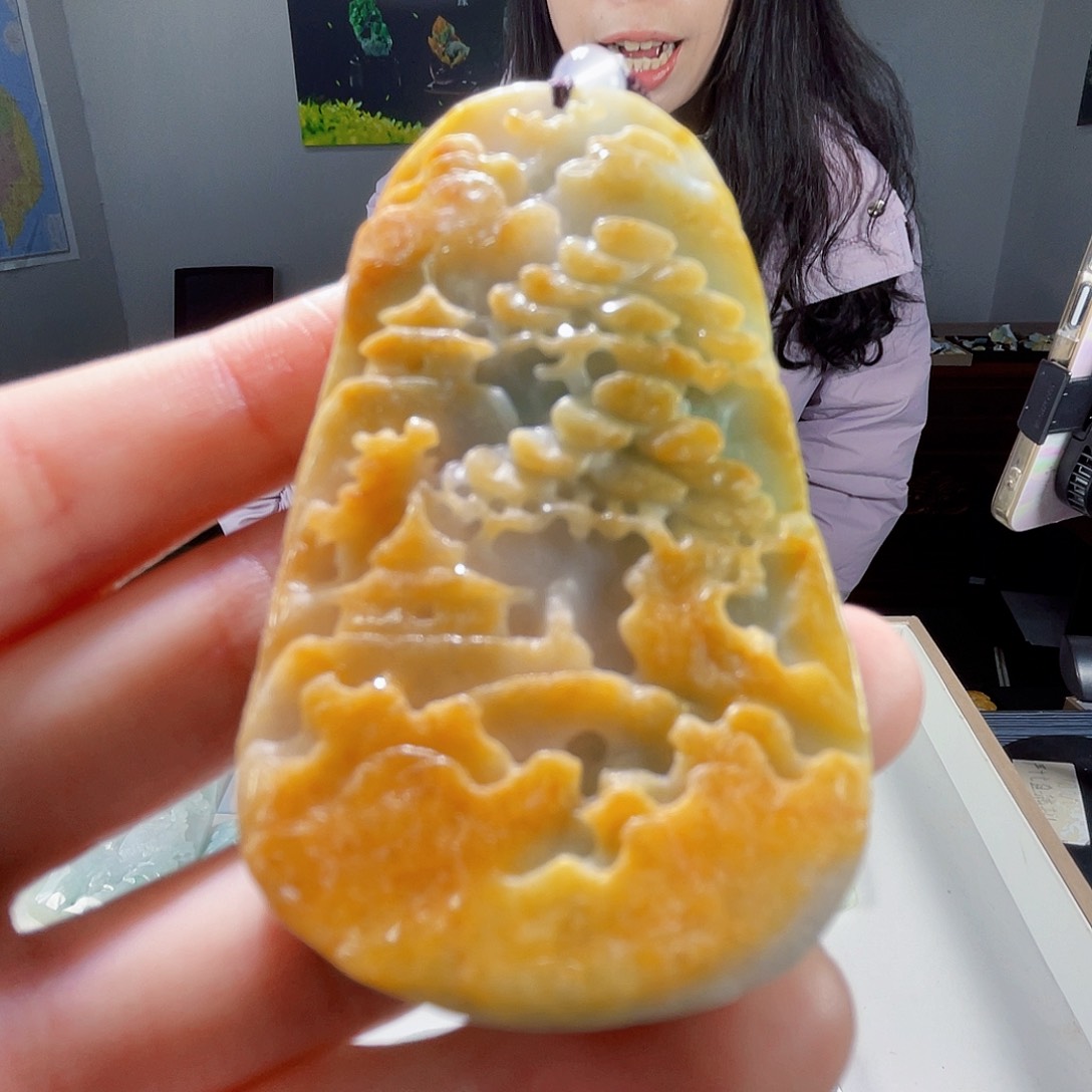 颈饰未镶嵌翡翠翡翠