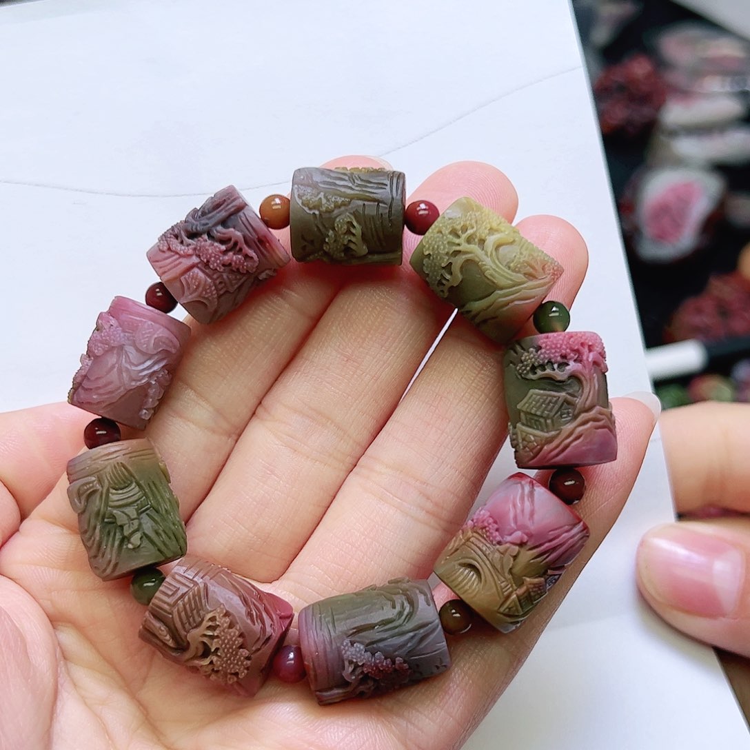 玛瑙/玉髓手链未镶嵌…*手串