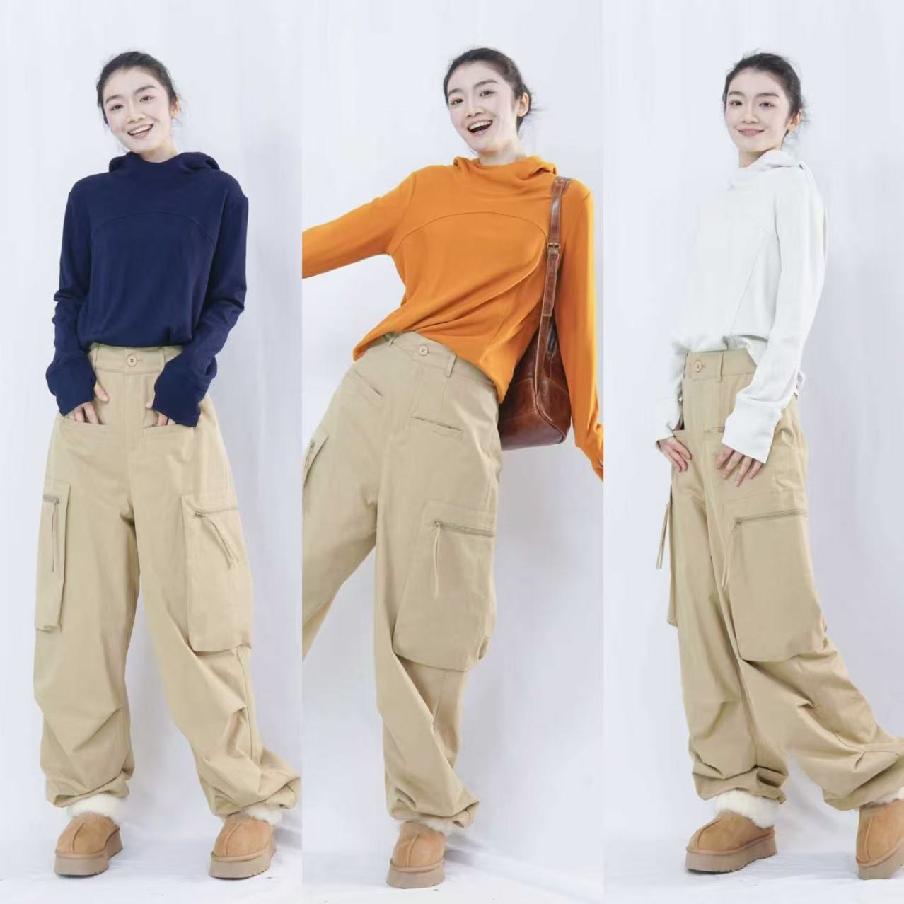 CHUN·「瑟里双面绒帽衫」气质时尚休闲宽松显瘦秋冬休闲复古百搭