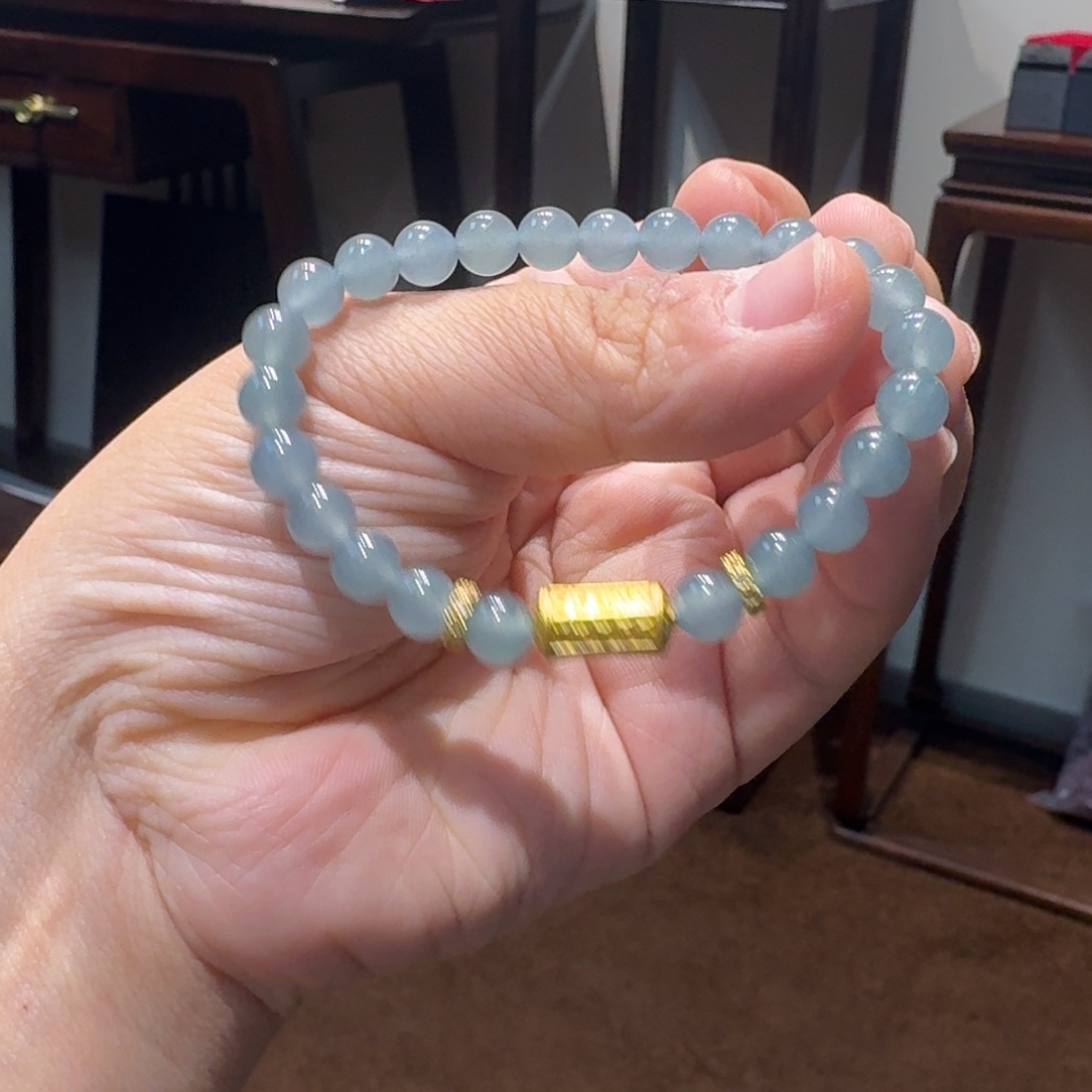 翡翠手链未镶嵌翡翠手链