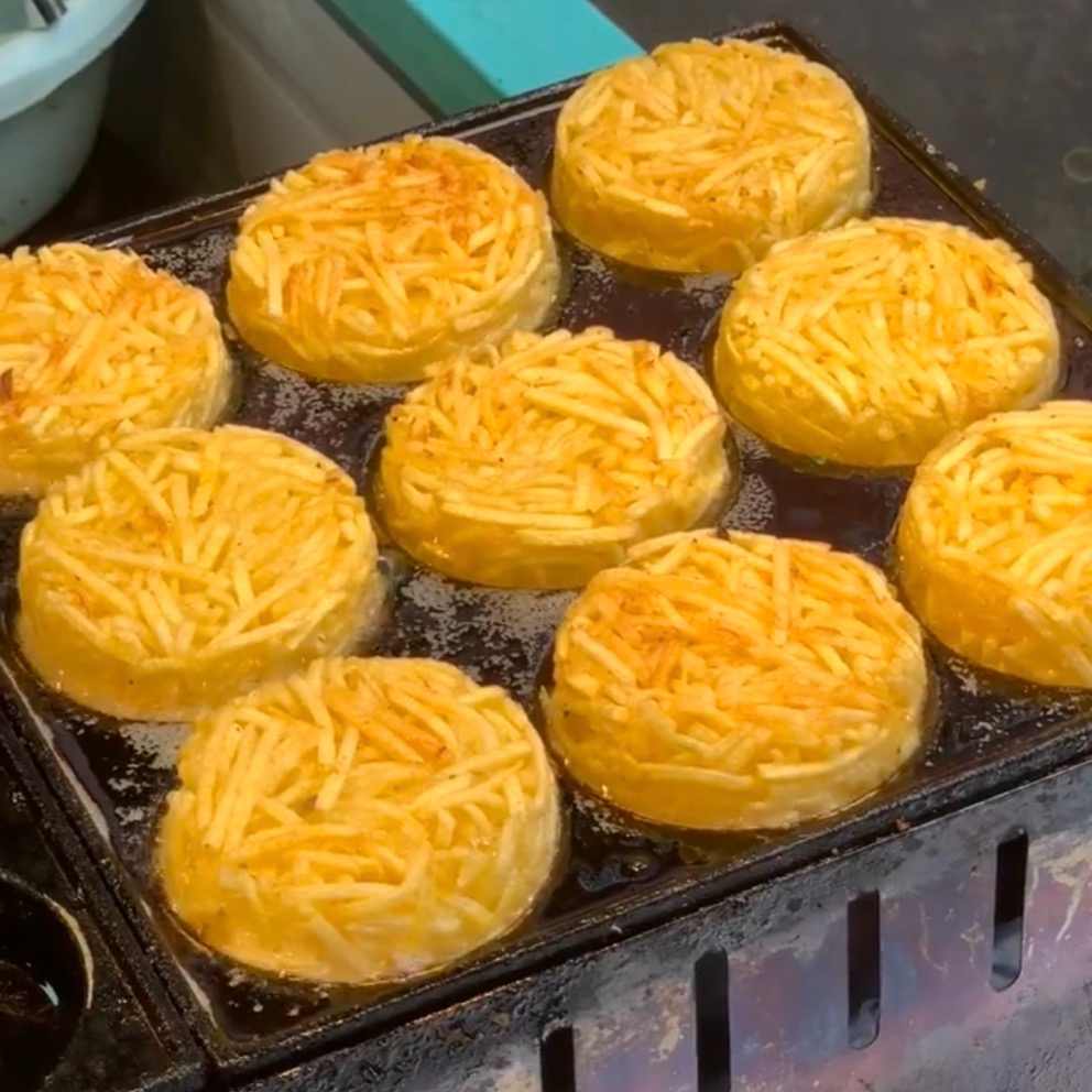 新黄金土豆饼摆摊技术教学