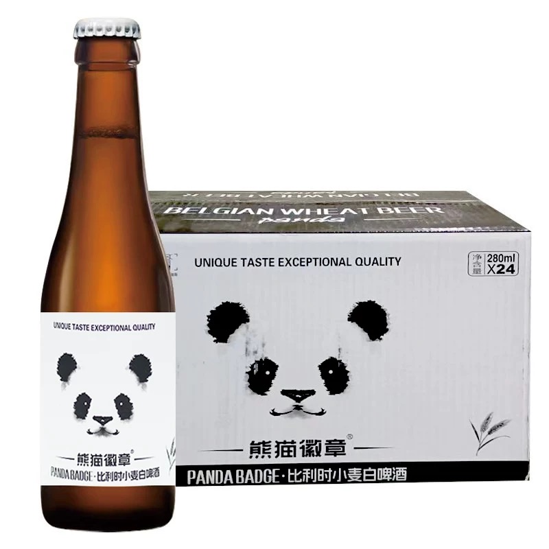 熊猫酿造比利时小麦6720ml(280ml*24瓶)