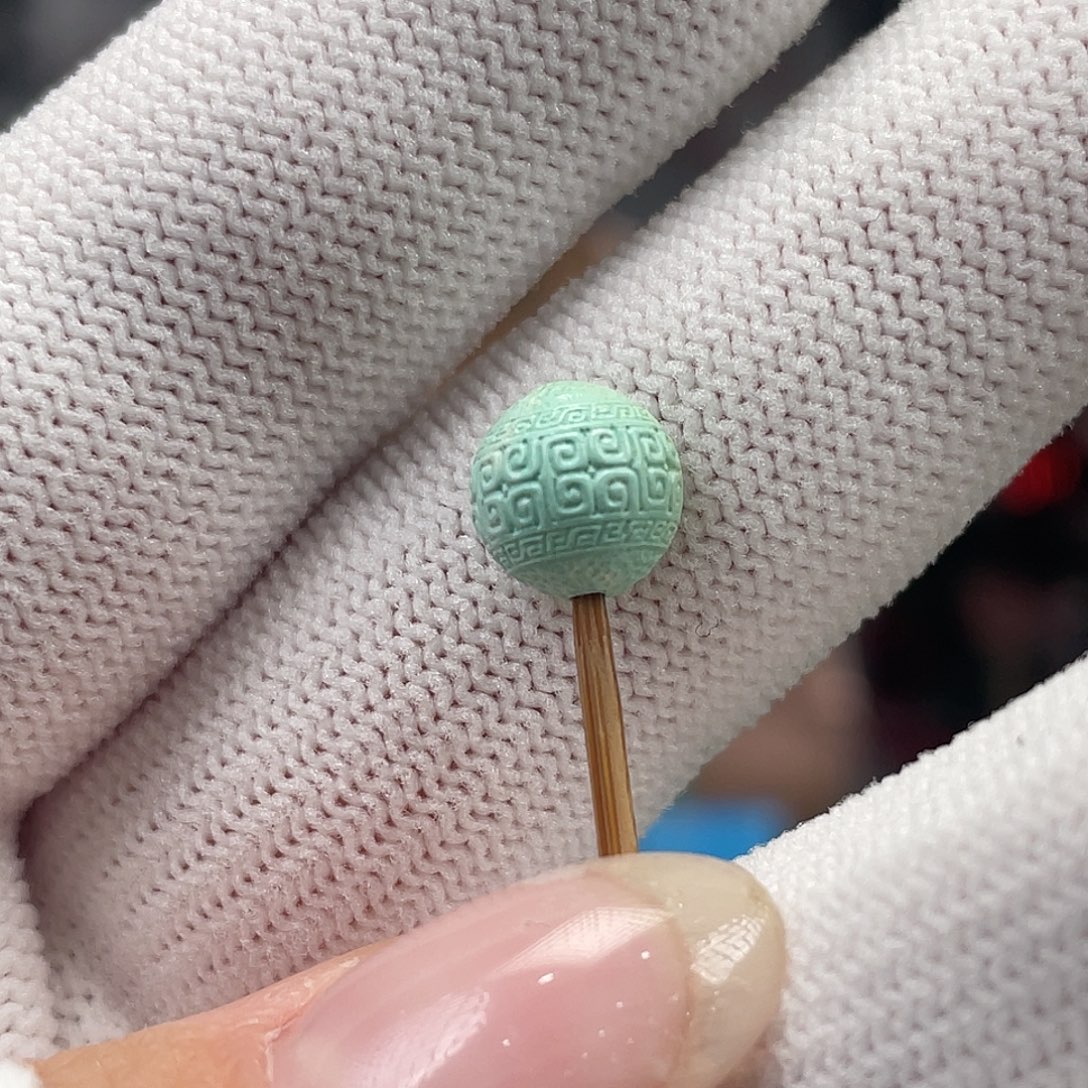 绿松石未镶嵌挂件