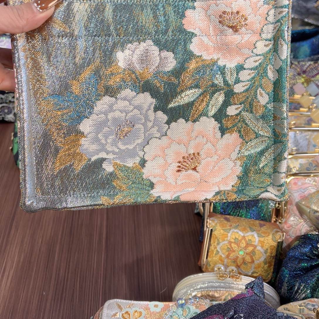 立***咪蚕丝花卉小号横拖