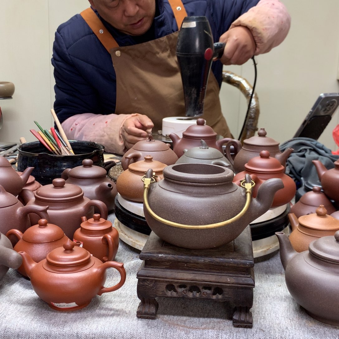 茶壶紫泥蛋包430 C半手工制作
