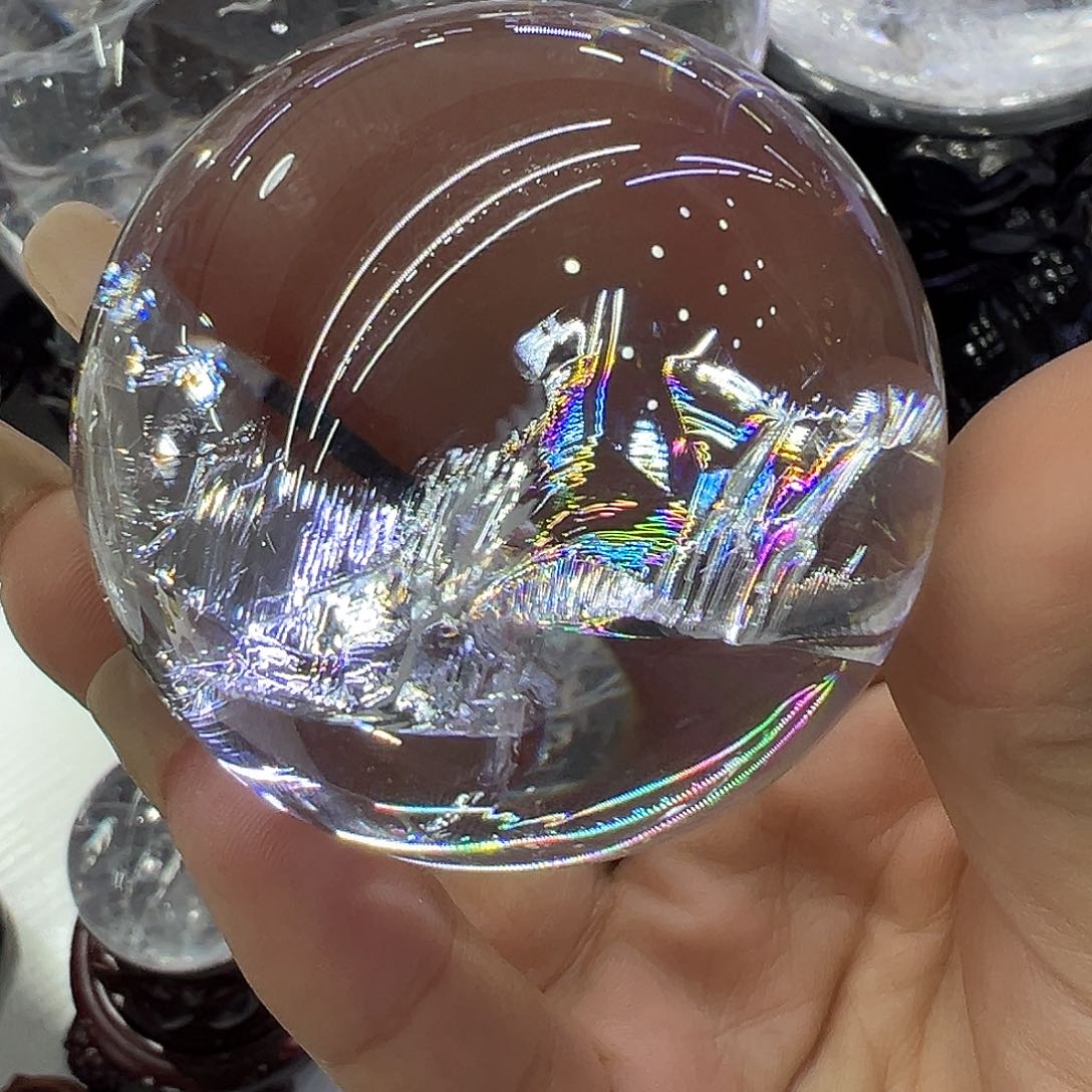 水晶水晶球摆件未镶嵌